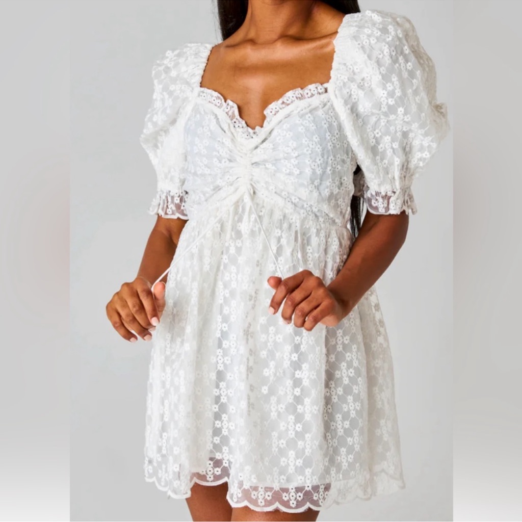 White Buddy Love Dress Size M New With Tags!